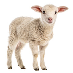 Fototapeta premium sheep and lambs isolated on transparent background png