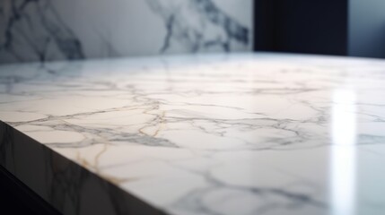 Elegant marble surface with intricate patterns.