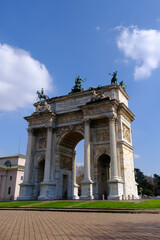 Obraz premium Arco della Pace in Milan, Italy