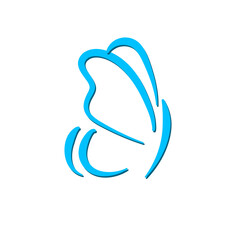 Black and white swith butterfly
