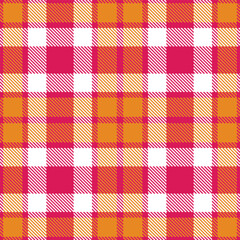 Modern Seamless Tartan in Dark Cerise tones Textile Design