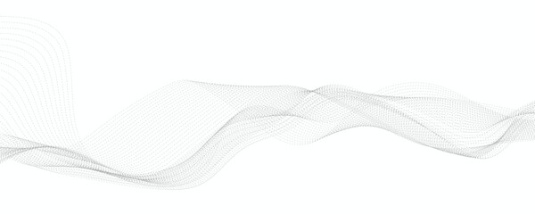 Abstract wavy lines illustration. 