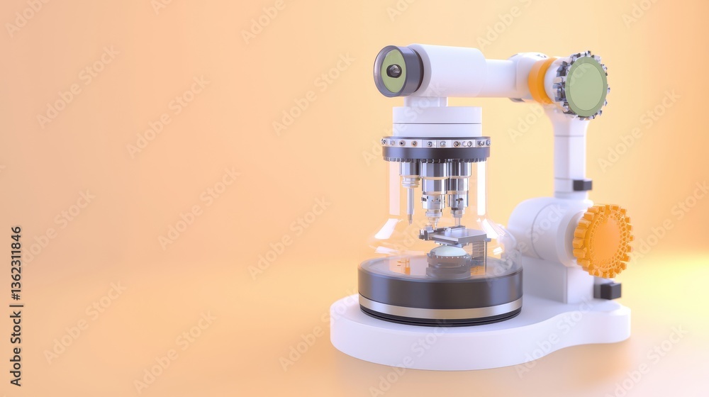 Poster ai vision-powered cobots enhancing quality control representing intelligent manufacturing improvemen