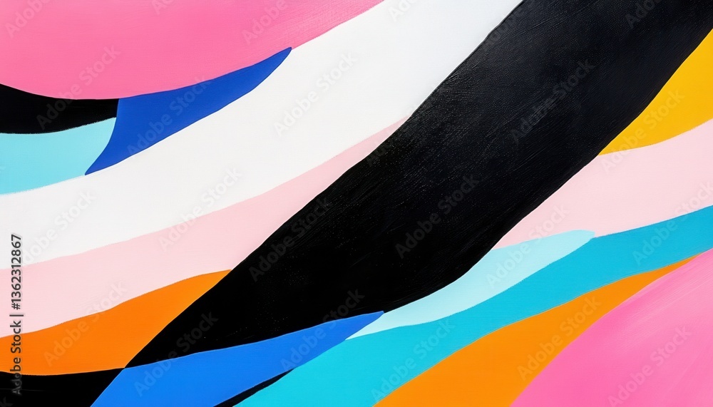 Aufkleber Abstract Colorful Geometric Pattern Background