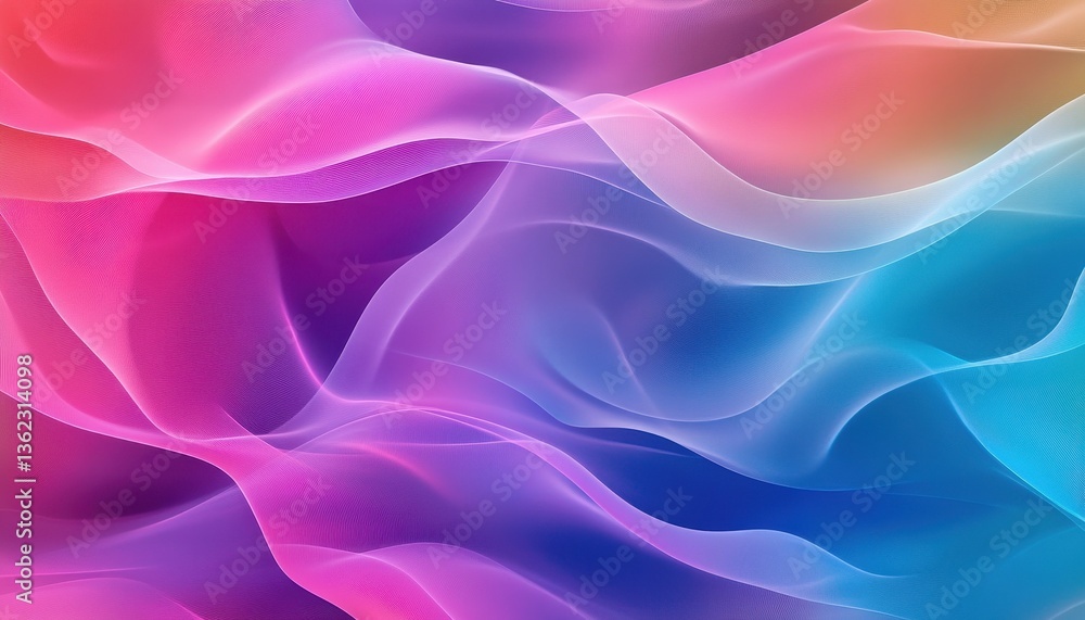 Aufkleber abstract colorful waves background texture