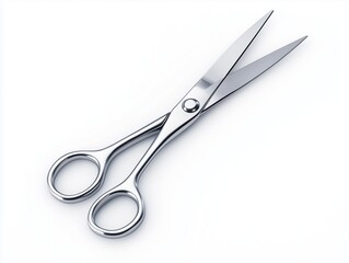 medical scissors on white background