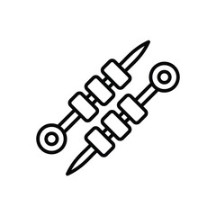 Kebab  Vector icon