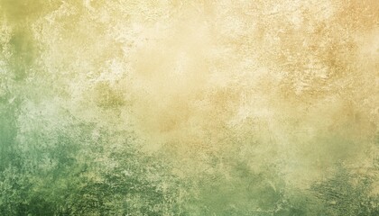Abstract Green Gold Textured Background
