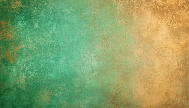 Abstract Green And Gold Textured Background - Powered by Adobe