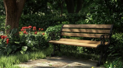 Obraz premium Garden Bench