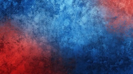 Obraz premium modern and simple blue and red gradient colors background with grain rough texture illustration