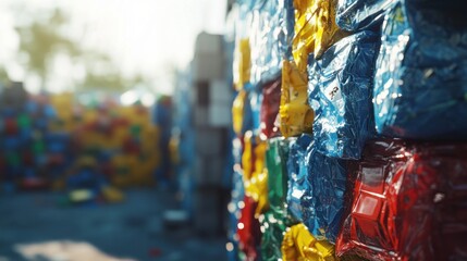 Fototapeta premium plastic recycling