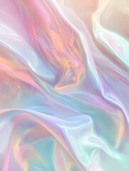 Obraz premium Abstract pastel holographic blurred grainy gradient banner background texture colorful digital grain soft noise effect nostalgia. chromatic. illustration. Pastel Nostalgia. Illustration
