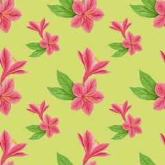 seamless pattern with flowers