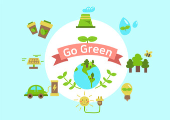 go green and recycle system