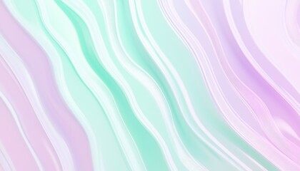 Obraz premium Pastel Wave Abstract Background with Smooth Lines and Gradient Texture