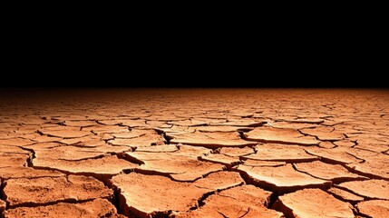 Obraz premium Arid Landscape: Cracks in the Earth's Surface