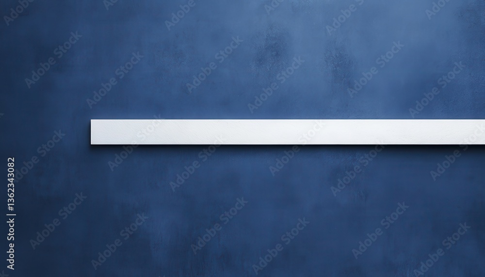Poster white horizontal line on a dark blue textured background