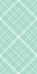 Fototapeta premium Subtle mint green and white plaid pattern. Perfect for textile design, wallpaper, or web backgrounds. Elegant, versatile, and evokes feelings of calmness and sophistication.