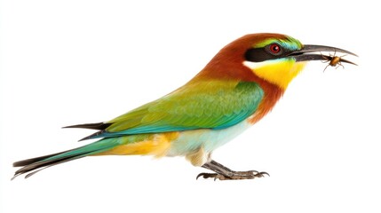 Fototapeta premium Bee eater bird closeup photograph