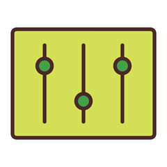 Equalizer Vector Icon Design