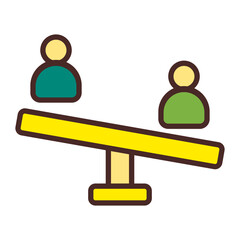 Balance Vector Icon Design
