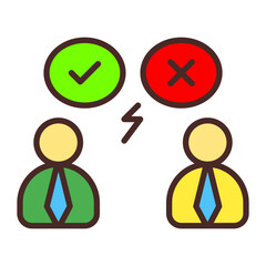 Argument Vector Icon Design