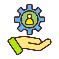 Human Resources Vector Icon Design