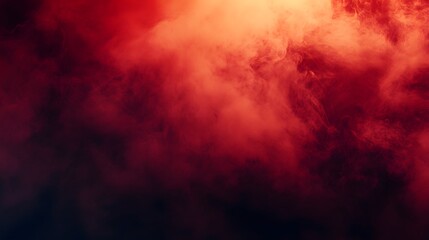 Fototapeta premium 25. A cinematic red background with moody lighting and smoke