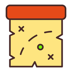 Map Vector Icon Design