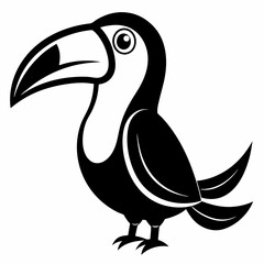 toucan bird cartoon © pixelartis