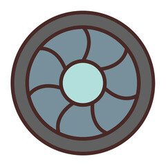Fan Vector Icon Design