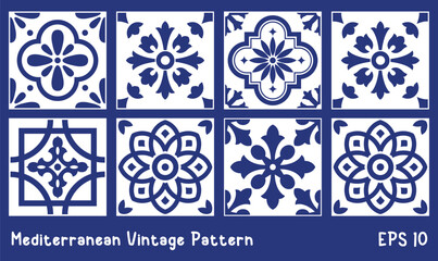 Tile Pattern, Ethnic Pattern Vector Ceramic Floor Illustration Design Concept.