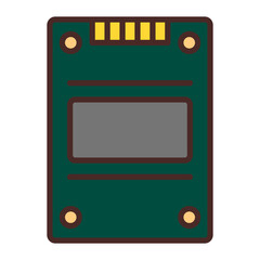 Ssd Vector Icon Design