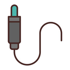 Jack Cable Vector Icon Design