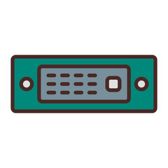 Dvi Vector Icon Design