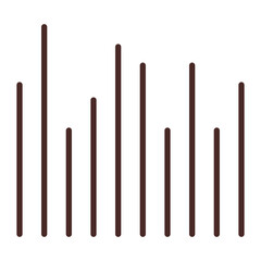 Audio Bars Vector Icon Design
