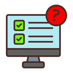 Questionnaire Vector Icon Design
