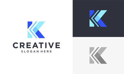 initial k vector logo	