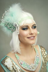 Close-Up: Glimmering 1920s Flapper
