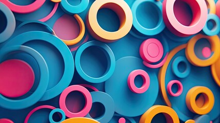 Colorful Circles and Rings