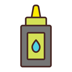 Fototapeta premium Liquid Glue Vector Icon Design