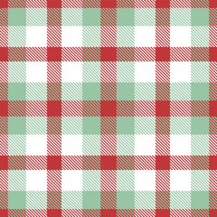 Modern Vivid Reddish Seamless Tartan Textile Design