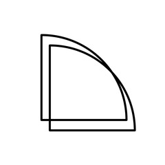 Bundle of linear flat design
