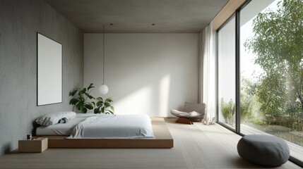 Minimal harmony creates a balanced space