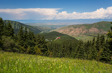 Terskey Ala-Too ridge of Tianshan Mountains in Kyrgyzstan