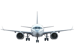 Isolated Jet Airplane