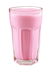 Pink Milk Delight on transparent background