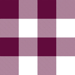Cool Plum Seamless Tartan with Neon White accents Textile Design