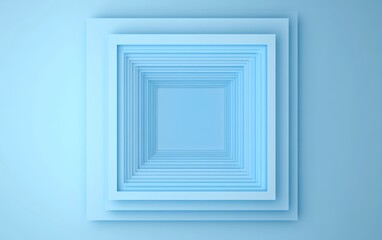 Soft Blue Geometric Layered Background Design